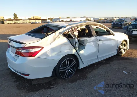 2017 Honda Accord Sport from USA, damaged, VIN 1HGCR2F50HA215600